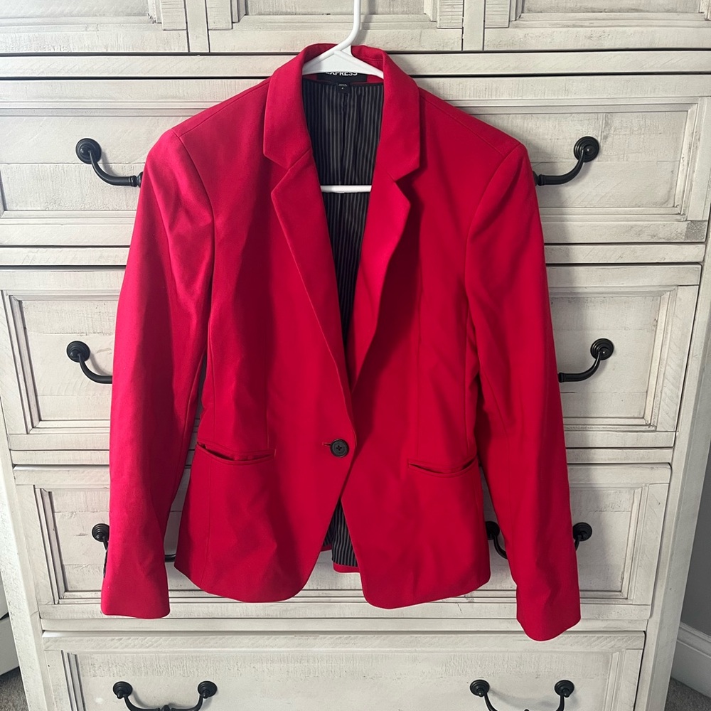 Women's Red Blazer from Express